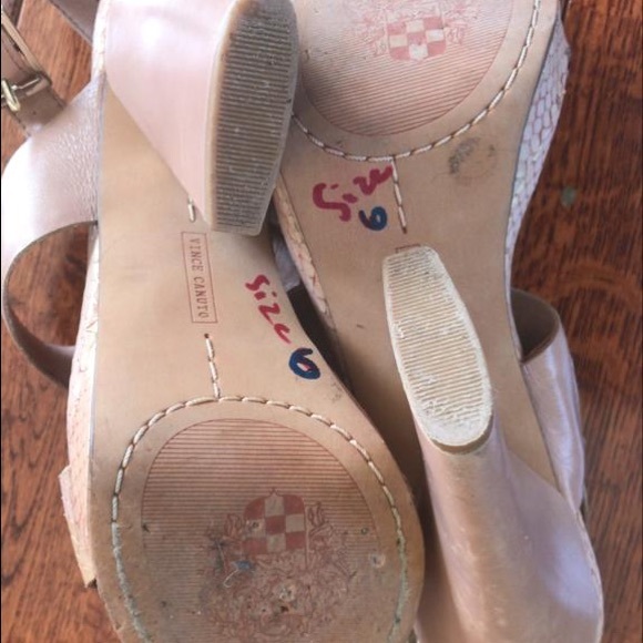 Vince Camuto Blush Pink platform heel Sandals - Picture 11 of 12